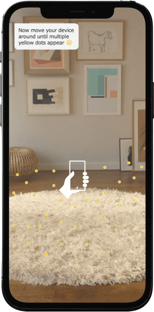AR preview phone scanner