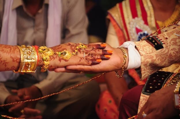 Royal wedding ceremony